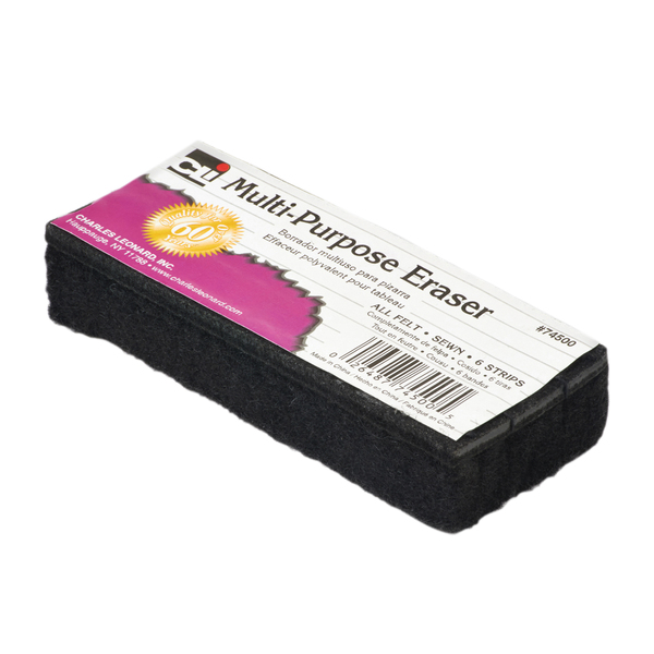 Charles Leonard Multi-Purpose Eraser, 5" Length, PK12 74500